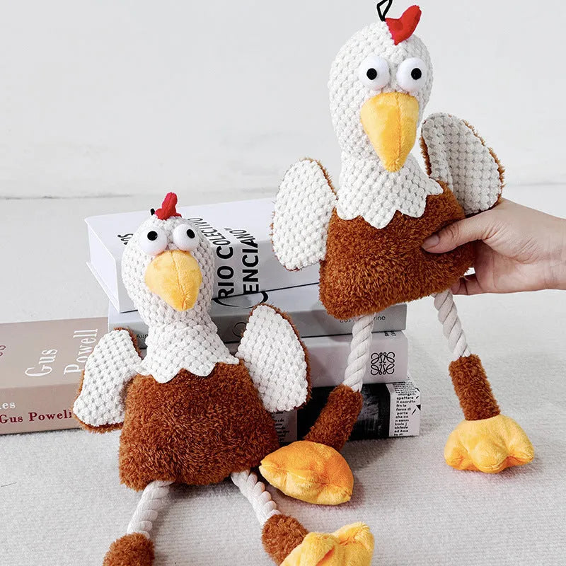White pet boredom relief toy for dogs and cats with chewing resistance design