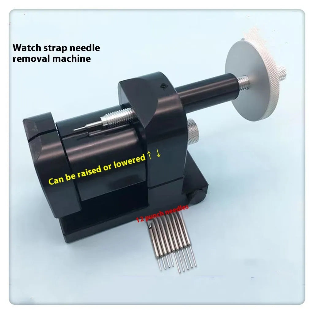 Alloy steel watch strap removal machine for watch repair with dimensions 150mm x 115mm x 80mm