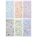 Cartoon animal foam bubble sticker with 3D texture for phone case decoration