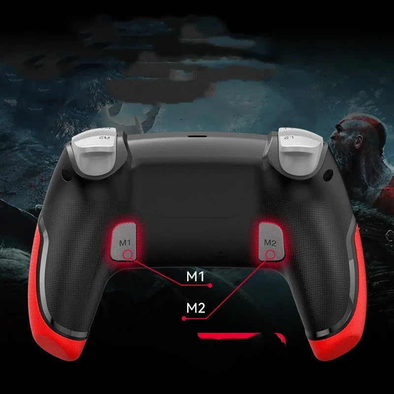 Fruit green wireless PS4 Bluetooth controller for PC, mobile phone, and Switch gaming