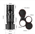 One Point Four carbon fibre black adjustable car drink cup holder with retractable base.