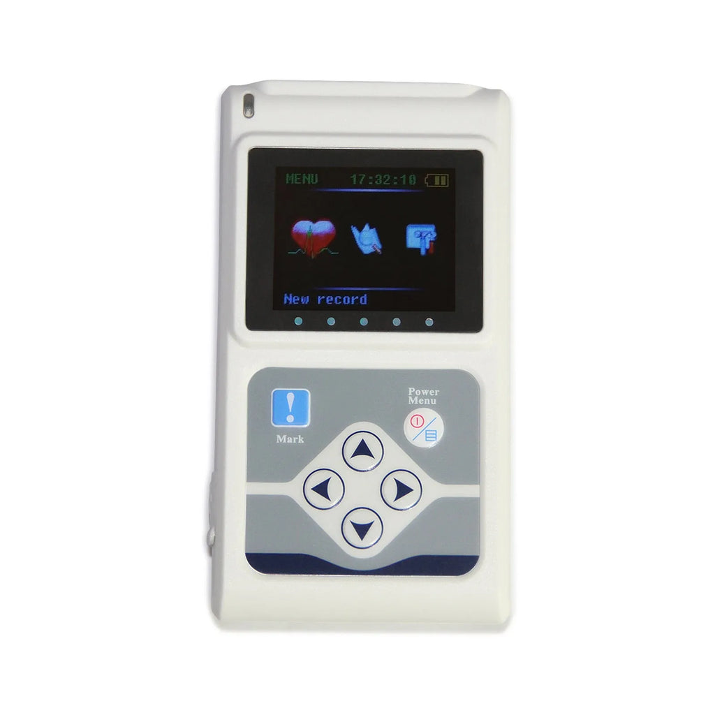 ECG Holter 12 channel 12 lead recorder TLC5000 with lead cable and USB for 24-hour ECG monitoring