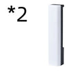 3D RGB music rhythm table lamp with voice control in black or white shell on a desk.