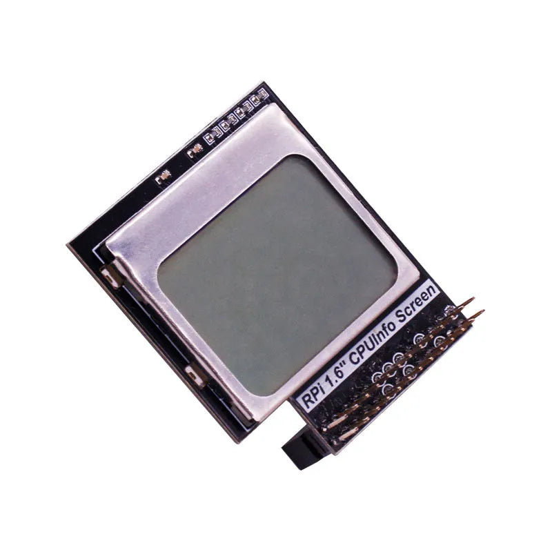 1.6-inch LCD display module for Raspberry Pi with a visible backlight switch on the side