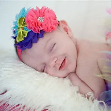 Newborn baby girl pettiskirt photography set with nylon skirt and hairband in colour option