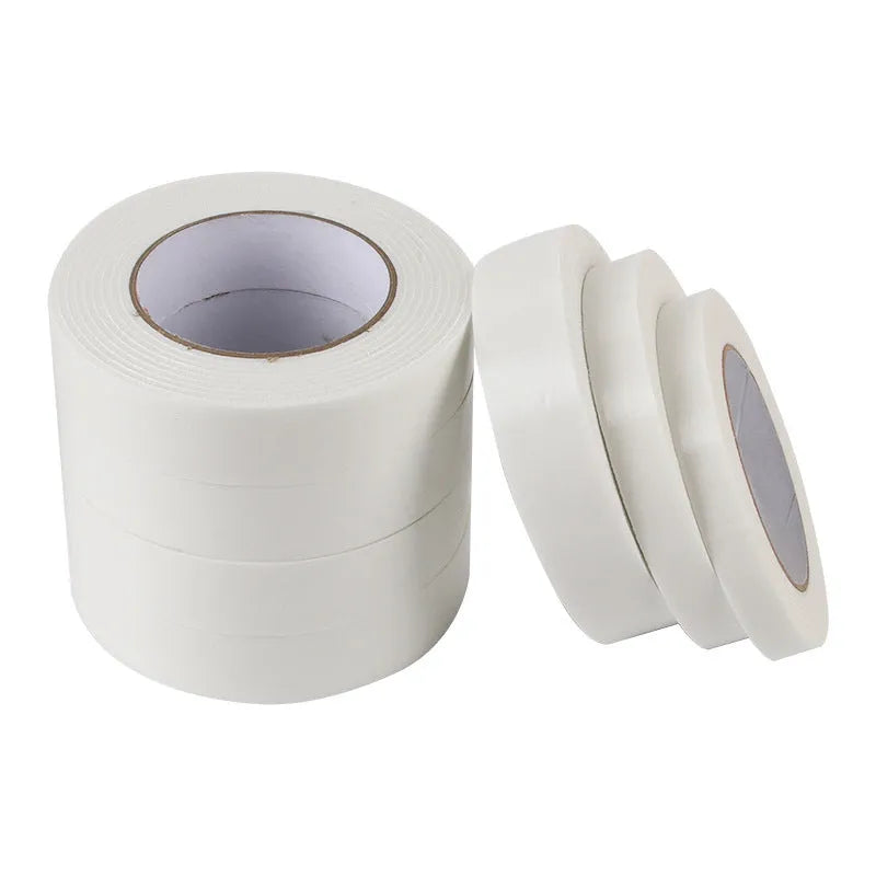 3mm thick foam double-sided adhesive tape roll with BOPP backing in multiple width options