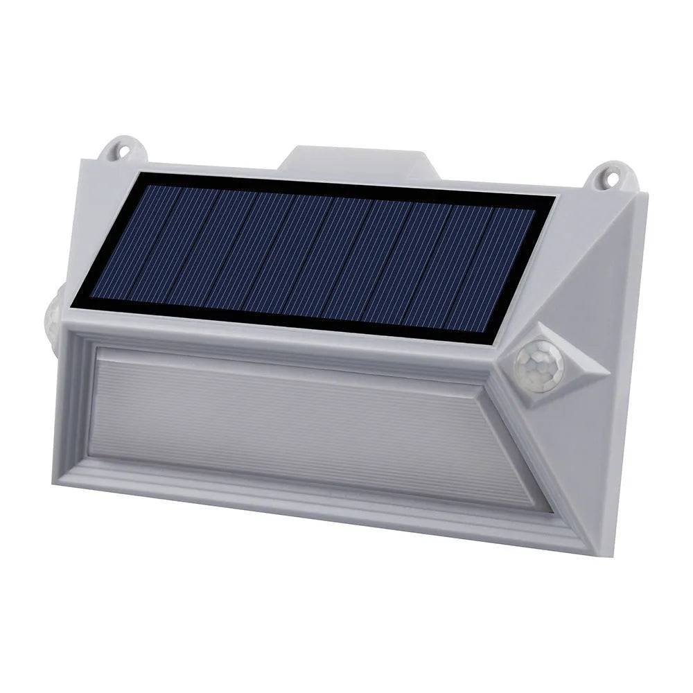 Solar outdoor human body induction guide step light for courtyard and stair illumination