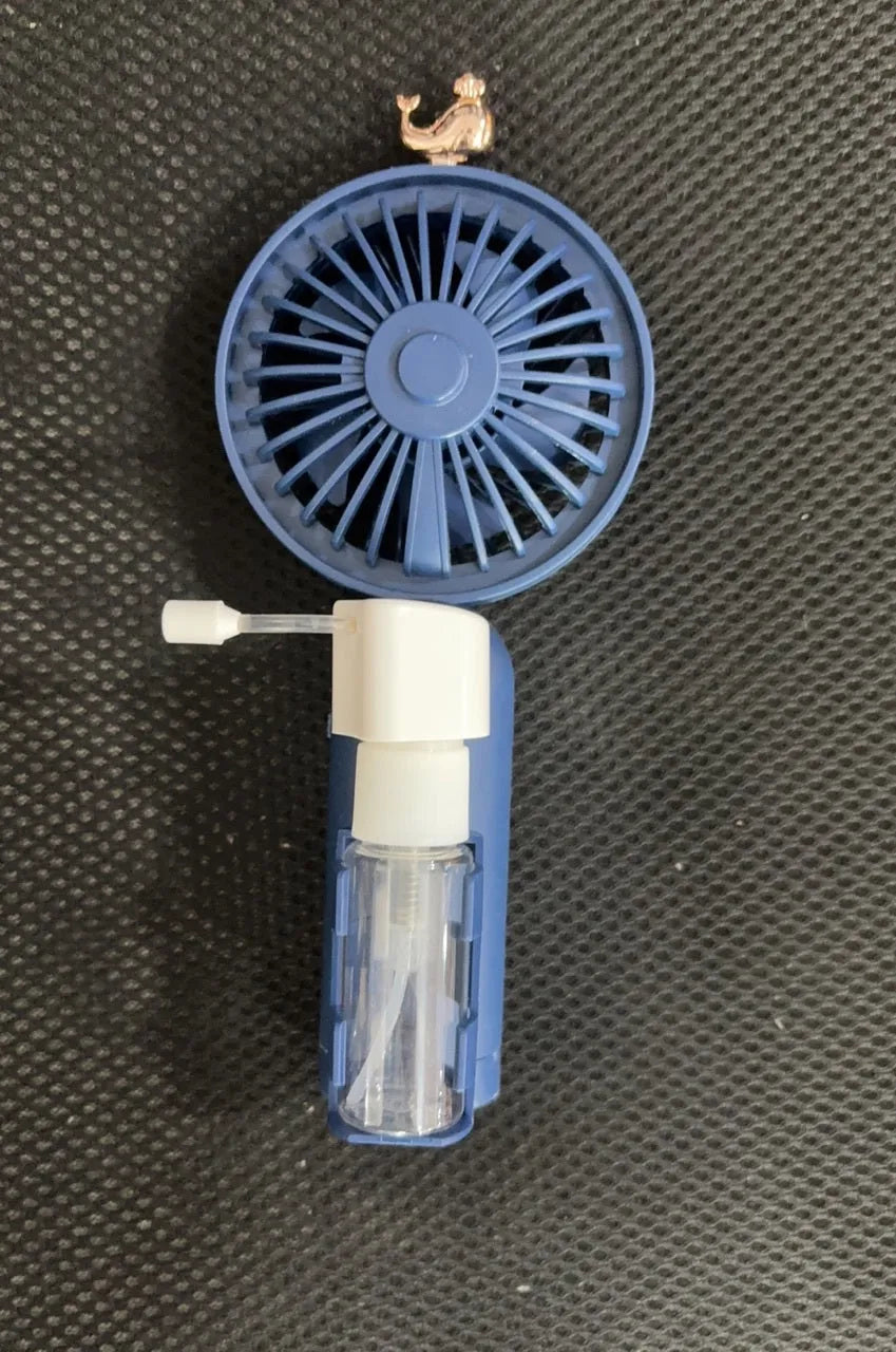 USB-powered plastic nozzle fan in choice of five colours for personal desk cooling