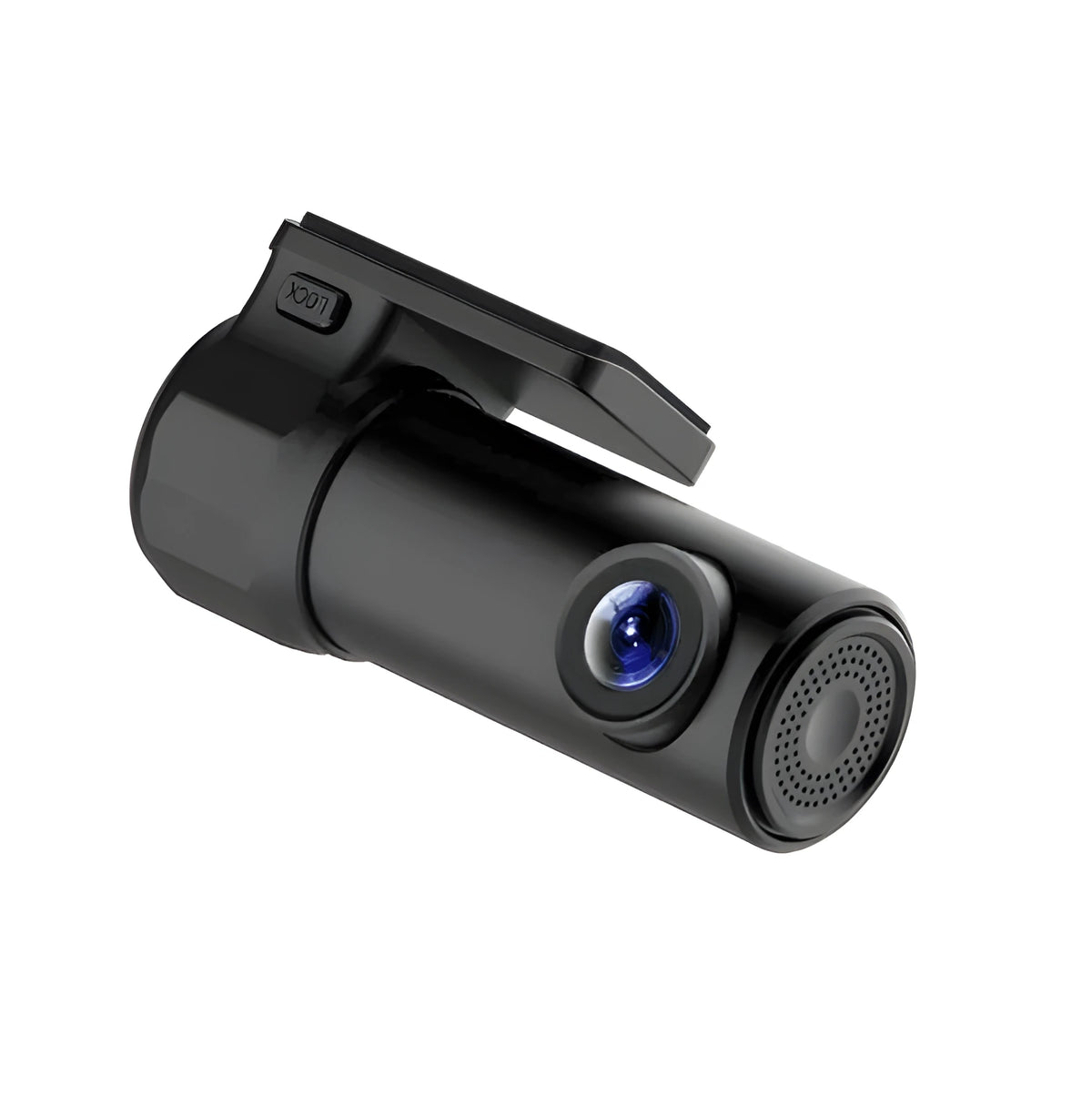 Black mini WiFi car DVR camera with 1080P video, G-sensor and app monitor for Android or iPhone