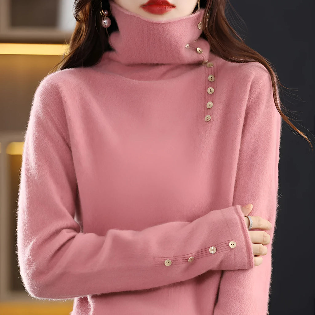 Slim fit knitted pullover shirt with a 3D pattern, shown in a selection of available colours.