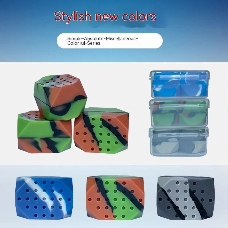 Camouflage patterned silicone facial exercise balls for masseter muscle training and jaw tightening