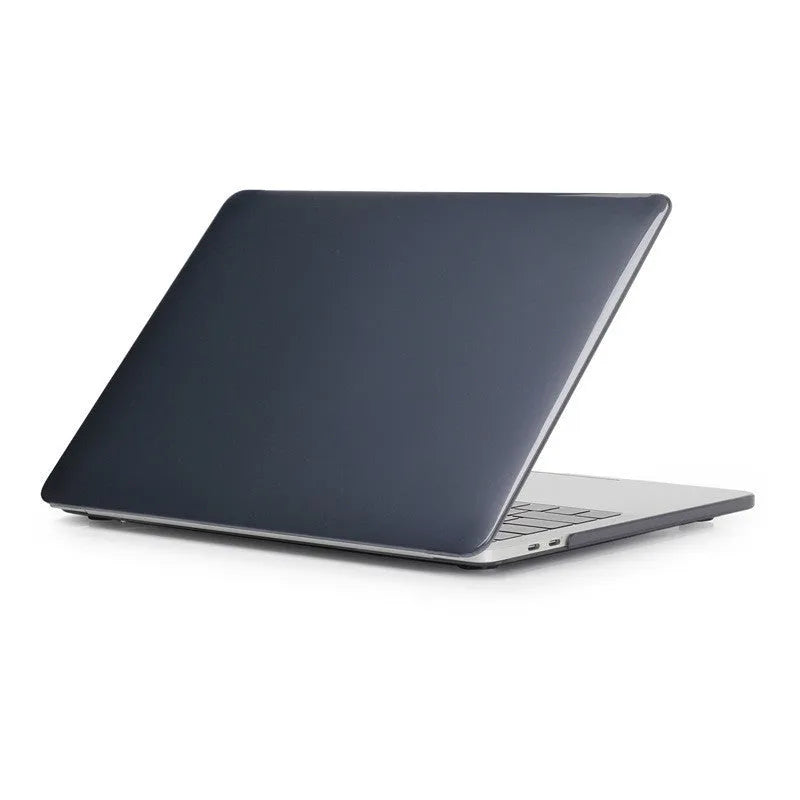 Transparent and black PC hard shell cases for MacBook Pro 14-inch and 16-inch laptops
