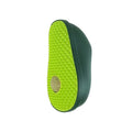 Green avocado-shaped cat scratching toy with sisal scratching surface measuring 13.5cm long
