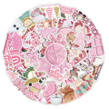 50 Christmas decoration stickers showing cute designs for cars phones computers