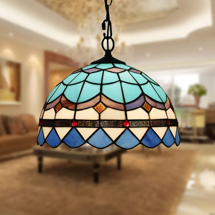 Coloured glaze European Baroque chandelier with abstract modelling style 2