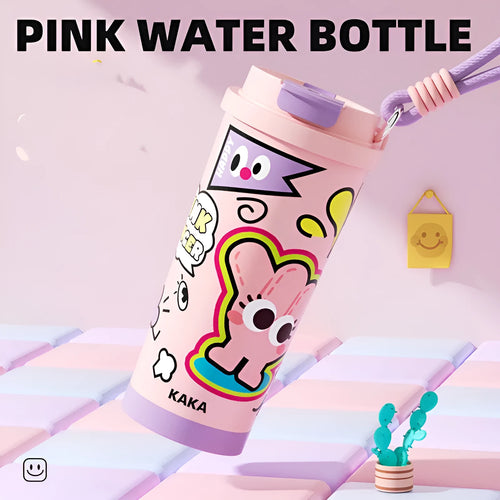 500ml creative vacuum cup in chosen colour with stainless steel shell, showing insulation design.