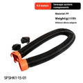 90 degree rotary elbow joint connector for caravan sewage hose waste water drainage system