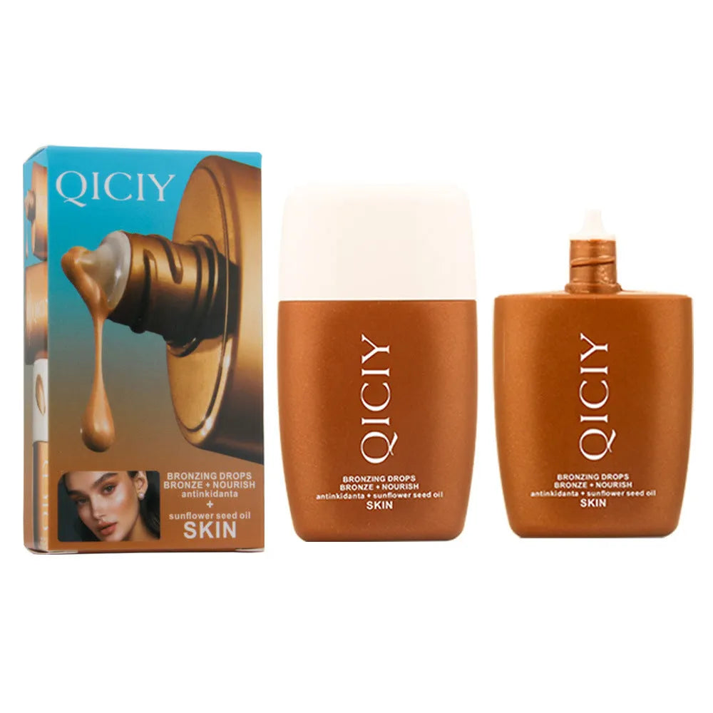 30ml brightening cream liquid bottle for face and body with four colour tone options