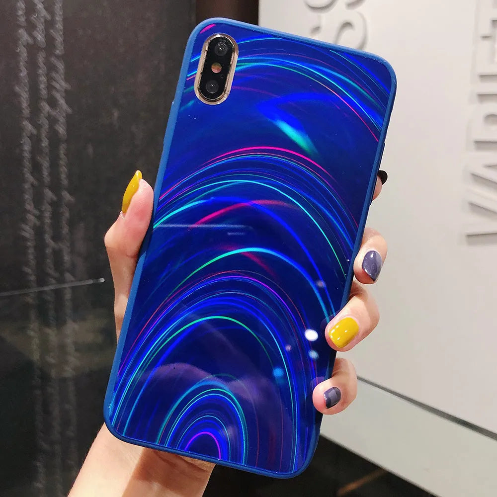 Marble pattern shockproof silicone phone case for Samsung Galaxy models on a table.