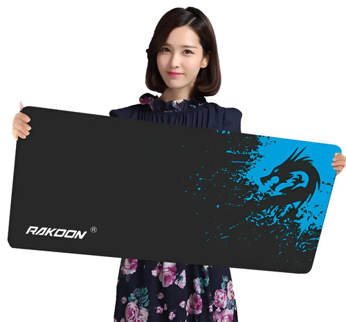 Single-sided cloth mouse pad with Seam Blue Dragon pattern in 21cmx26cm size