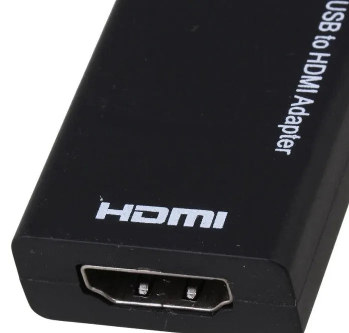 Black DisplayPort to HDMI adapter cable with 12cm length for smartphone TV connection