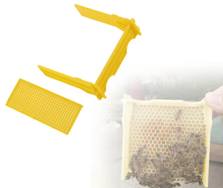 Three white EPS foam mini delivery boxes for beehive use as a breeding or tool set.