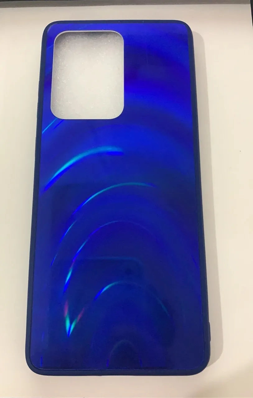 Marble pattern shockproof silicone phone case for Samsung Galaxy models on a table.