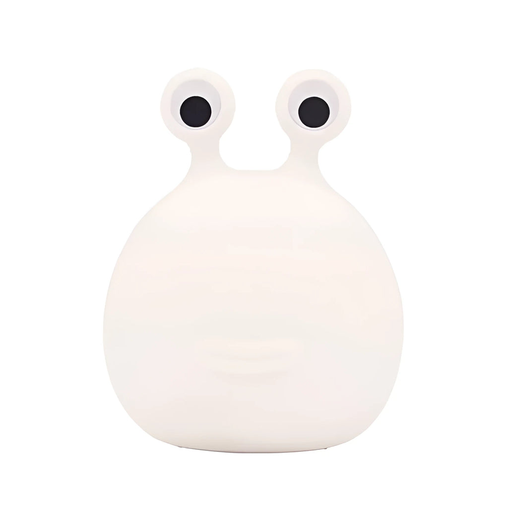 LED slug night light with touch switch, white glow, USB powered, cartoon animal design