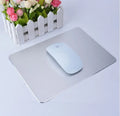 Double-sided alloy mouse pad, 250 x 200 mm, in black, blue, gold, pink, or silver with fashion patterns
