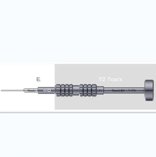 Precision screwdriver set with grenade-shaped aviation alloy handle and multiple bit types for iPhone and electronics repair