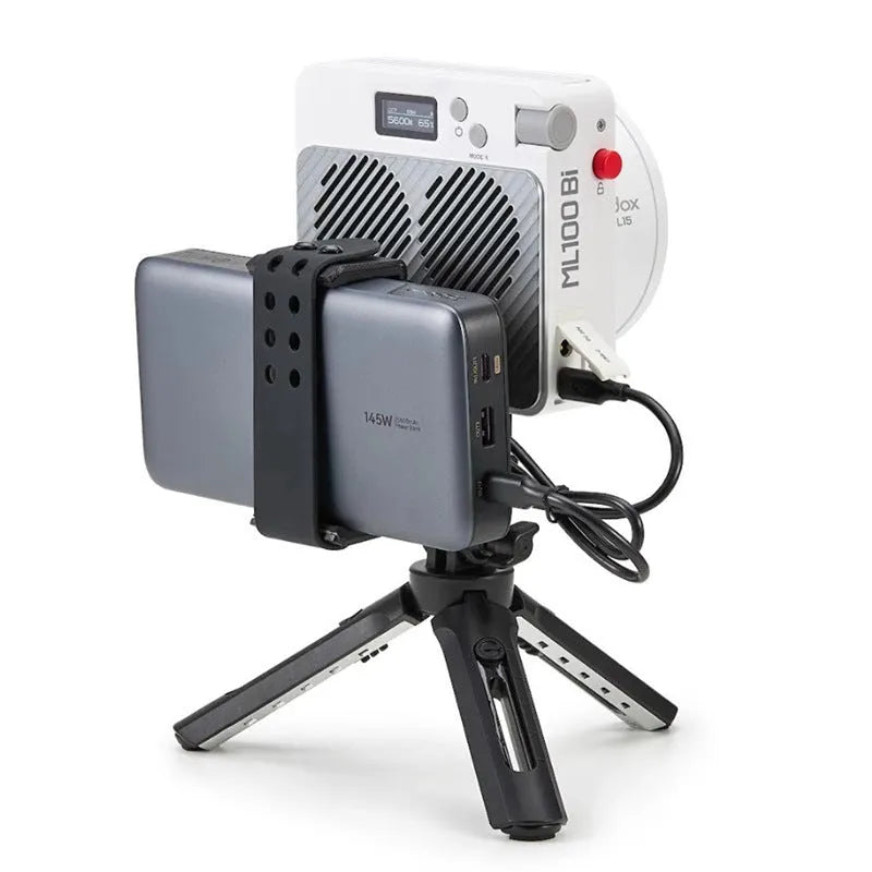 Shenniu ML100Bi high power aluminium alloy LED fill light with lenses and battery handle