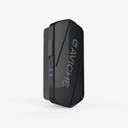 Black portable air purifier necklace with USB charging port and compact design