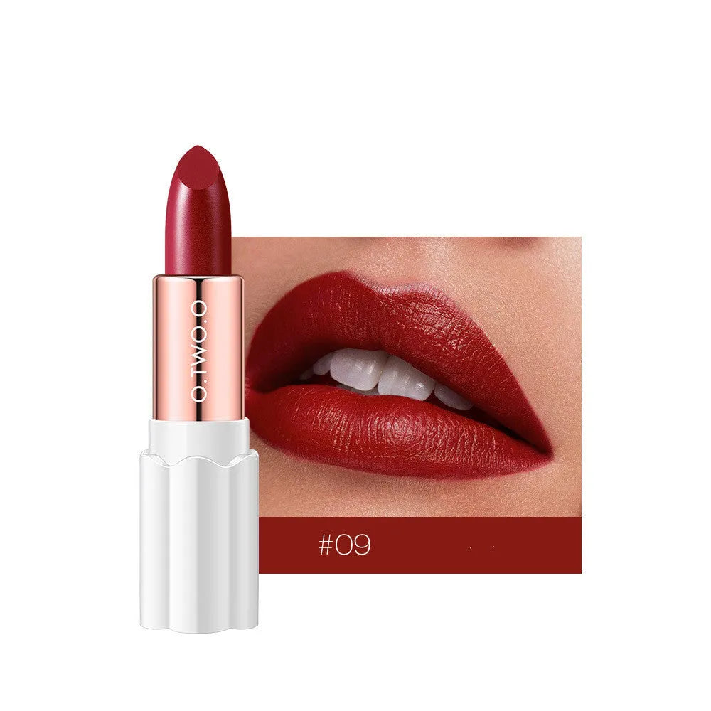Matte plum lip gloss in shade with moisturising formula and smooth wand applicator