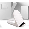 Plastic lazy bracket phone stand holding a mobile phone, shown in multiple colour options