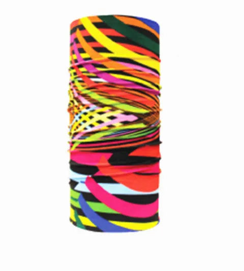 New outdoor variety magic bandana cycling mask neck cover sunscreen 49x24cm polyester, 39 patterns shown in a flat layout