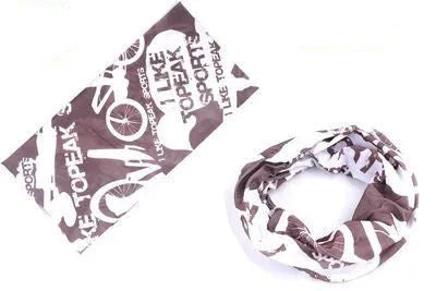 New outdoor variety magic bandana cycling mask neck cover sunscreen 49x24cm polyester, 39 patterns shown in a flat layout