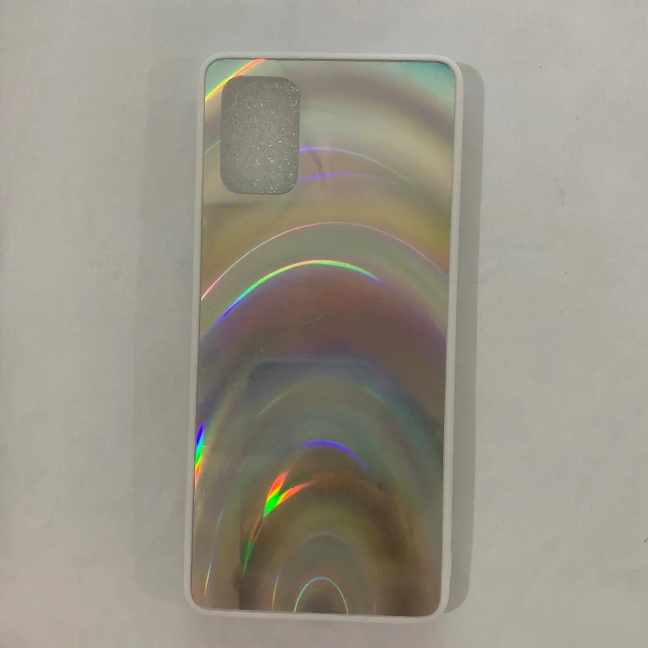 Marble pattern shockproof silicone phone case for Samsung Galaxy models on a table.