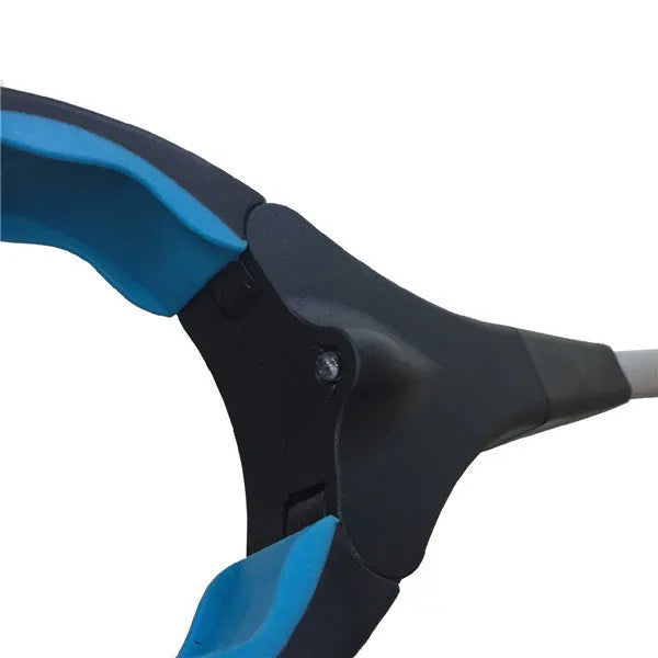 Blue foldable portable car sign holder with aluminium tube and rubber magnetic suction cup base