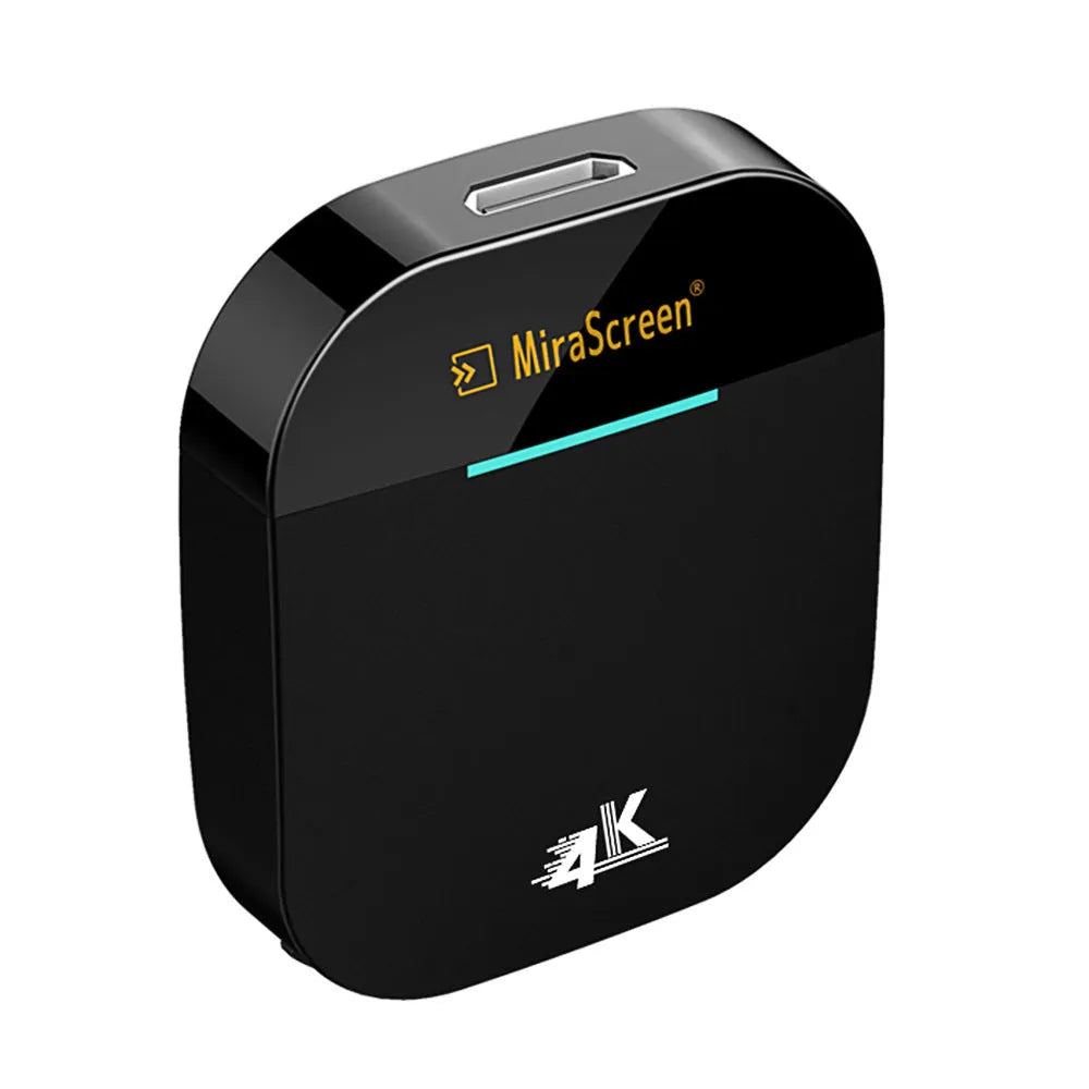 G5 Plus 4K 5G wireless screen mirroring device with HDMI interface compatible with Apple and Android