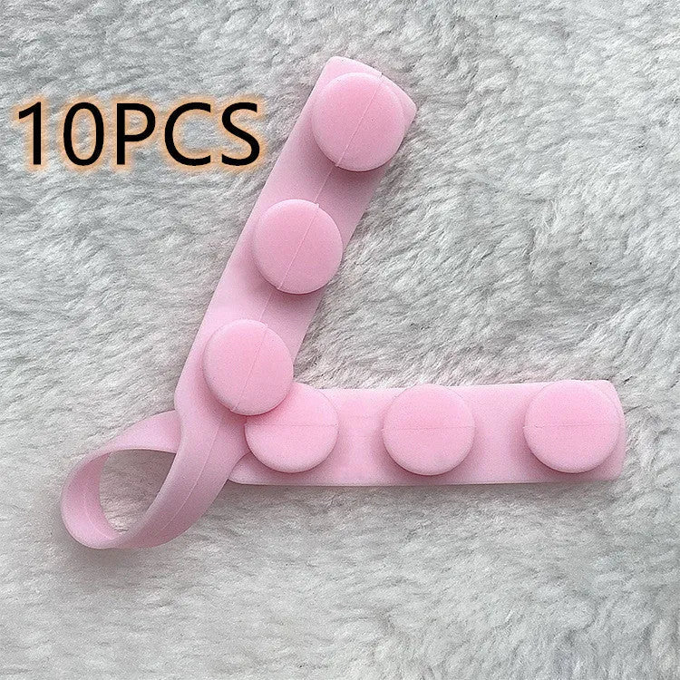 Silicone elastic cord extension strap 1.5cm wide for face masks in red purple grey blue black pink transparent