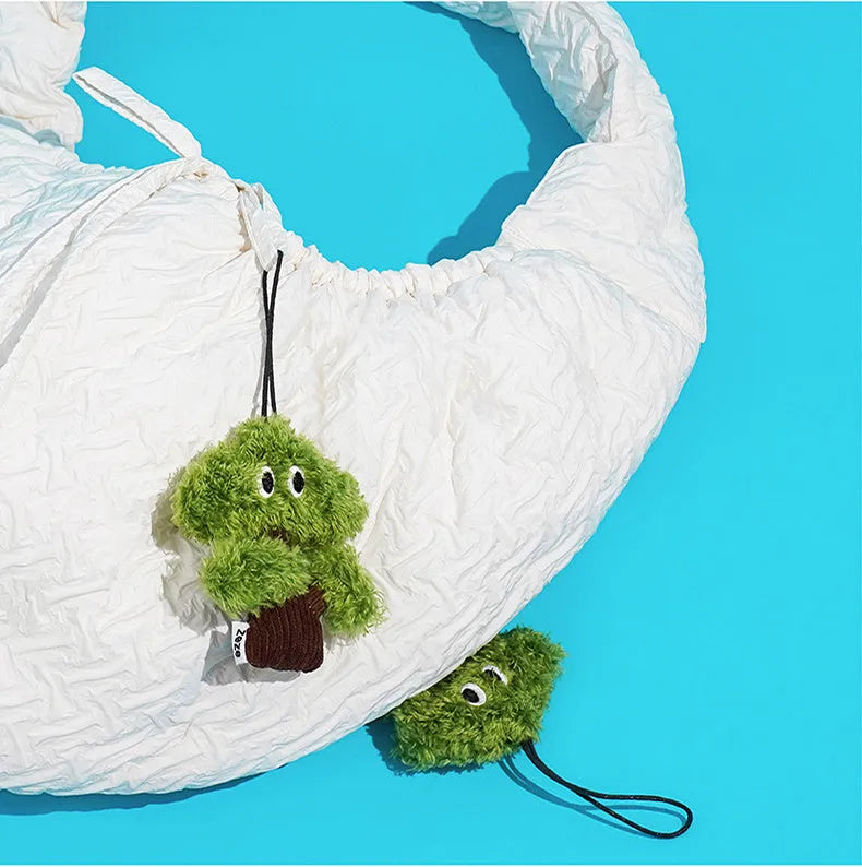 Pine tree shaped cat toy with cat mint filling and tease stick in three sizes