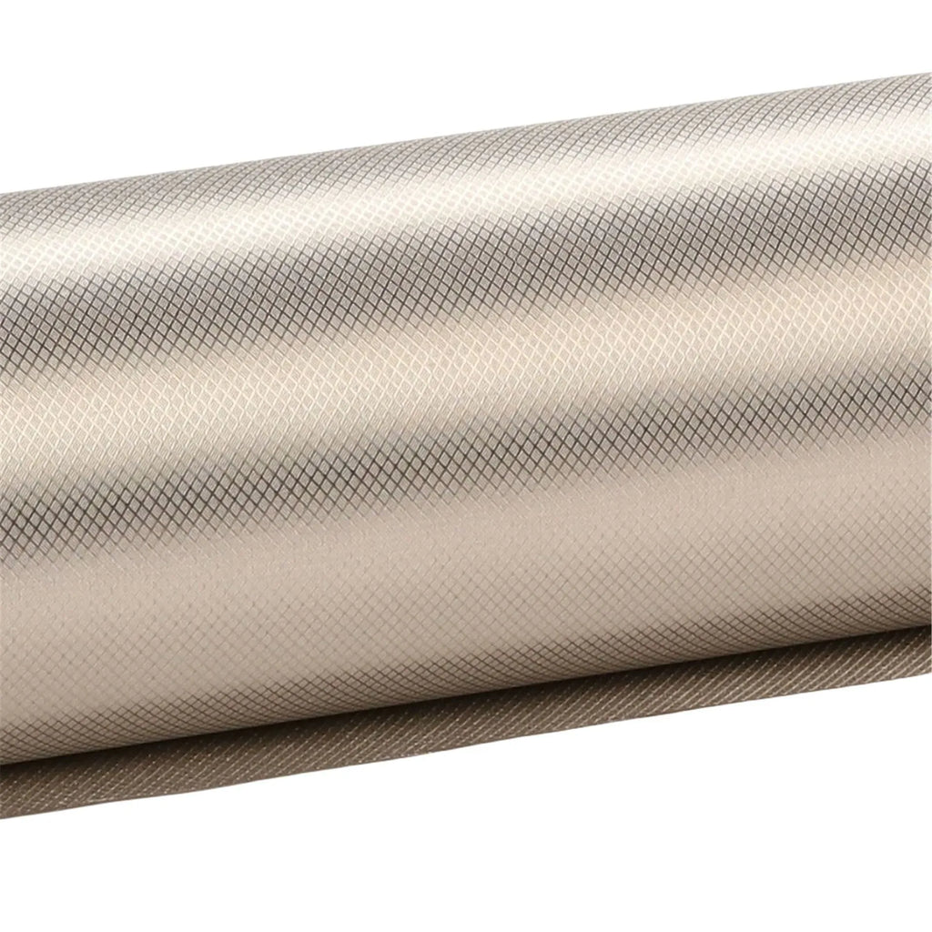 Grey diamond lattice radiation shielding fabric roll with copper-nickel composition for RF protection