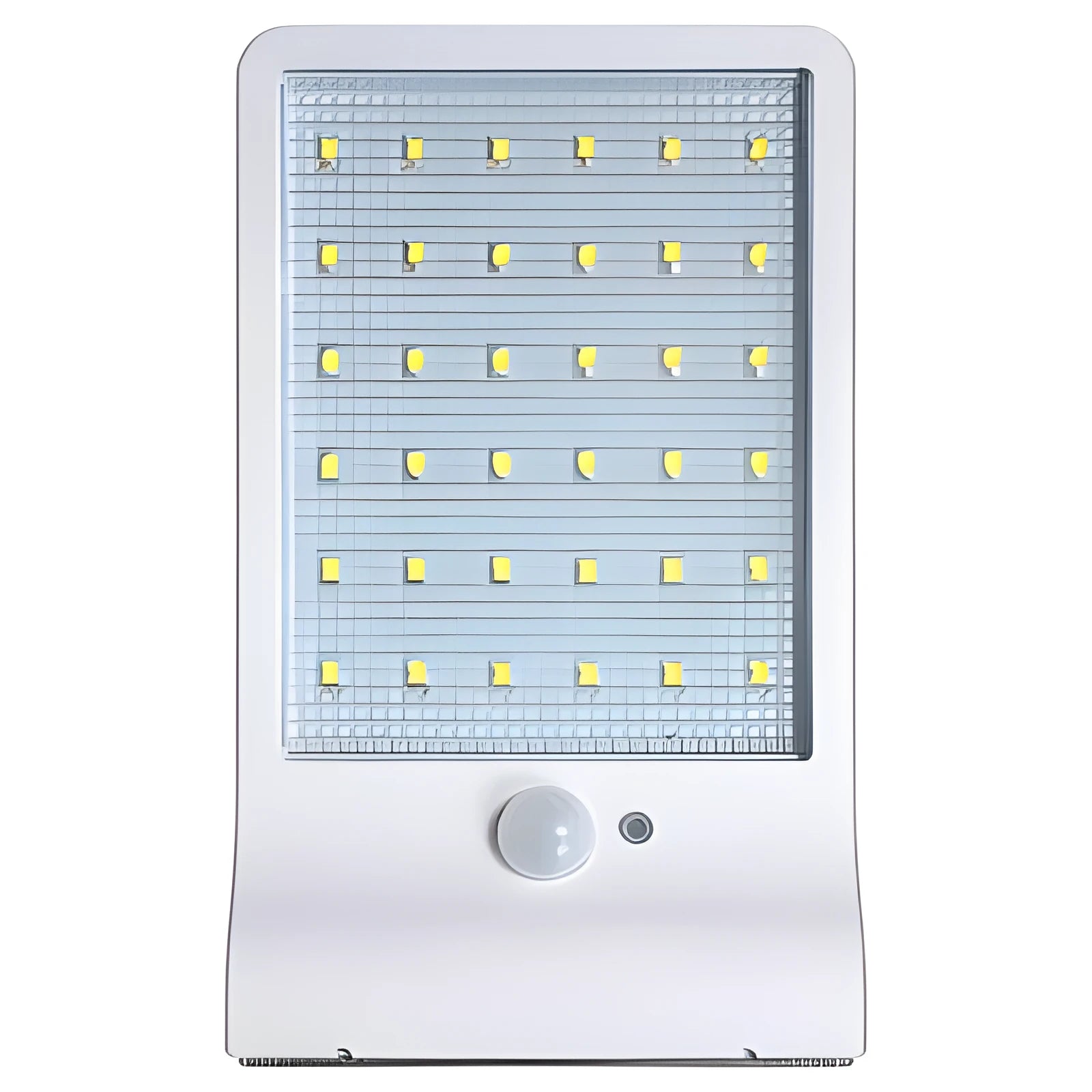 Black and white IP65 waterproof solar garden light for outdoor balcony and courtyard illumination