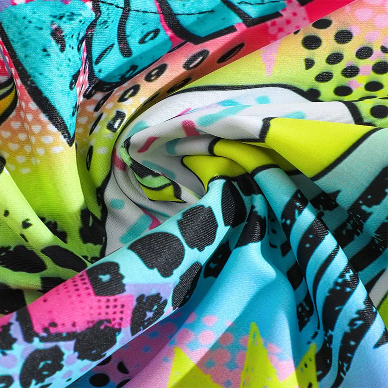 Cute cartoon digital print one piece swimsuit for girls medium and large sizes 13Y-16Y
