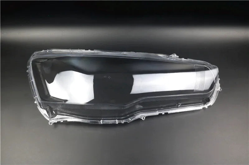 Transparent plastic car headlight housing cover with 50x30x20mm dimensions