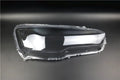 Transparent plastic car headlight housing cover with 50x30x20mm dimensions