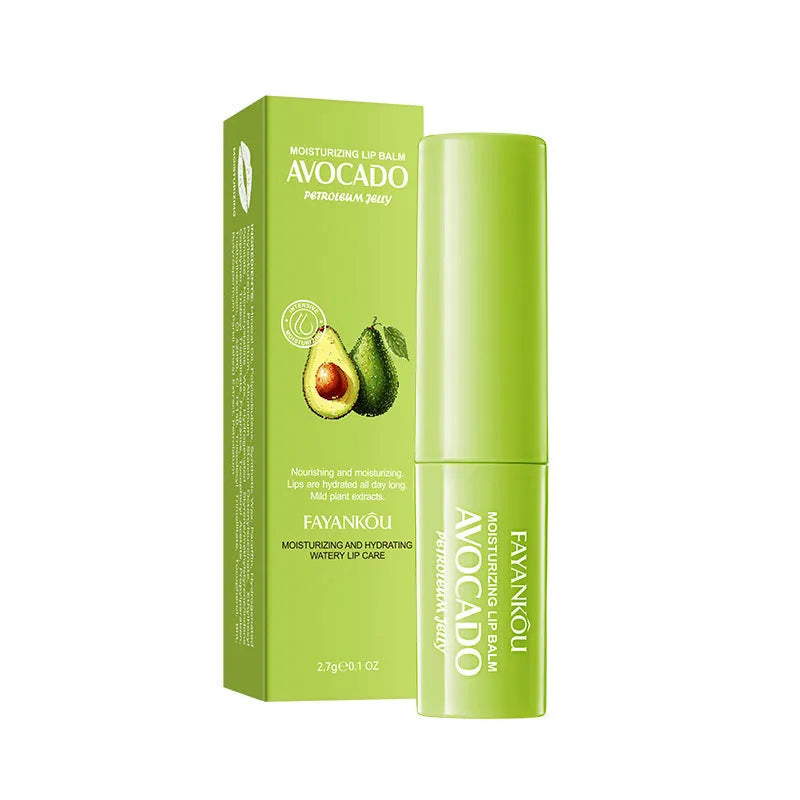 Anti-chapped moisturising lipstick tube in various net content weights from 2.7g to 4.5g.