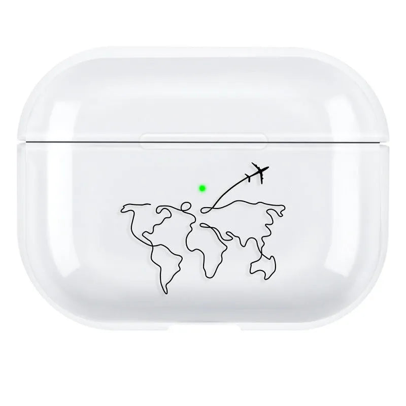 AirPods Pro 3 PC protective case cover in simple solid colour back cover style