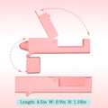 Plastic door opening tool for avoiding contact with public surfaces, 11.5cm long, blue and pink colours