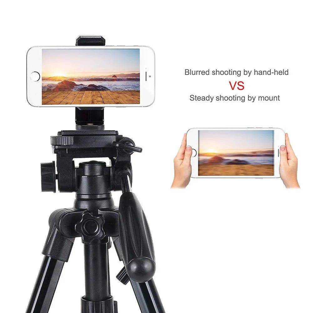 Black plastic rotating clamp phone holder shown with dimensions 10mm wide by 4mm deep.